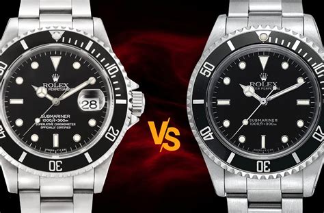 rolex submariner date vs no date review video|Rolex Submariner 114060 no date.